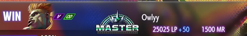 Owl_yy0430's tweet photo. やったぁー！！
初めての格ゲーでMブランカでマスターまで行った！
SA2とかブランカちゃん人形の練習してもっといいブランカ使いになる https://t.co/y7qdoKOCwO