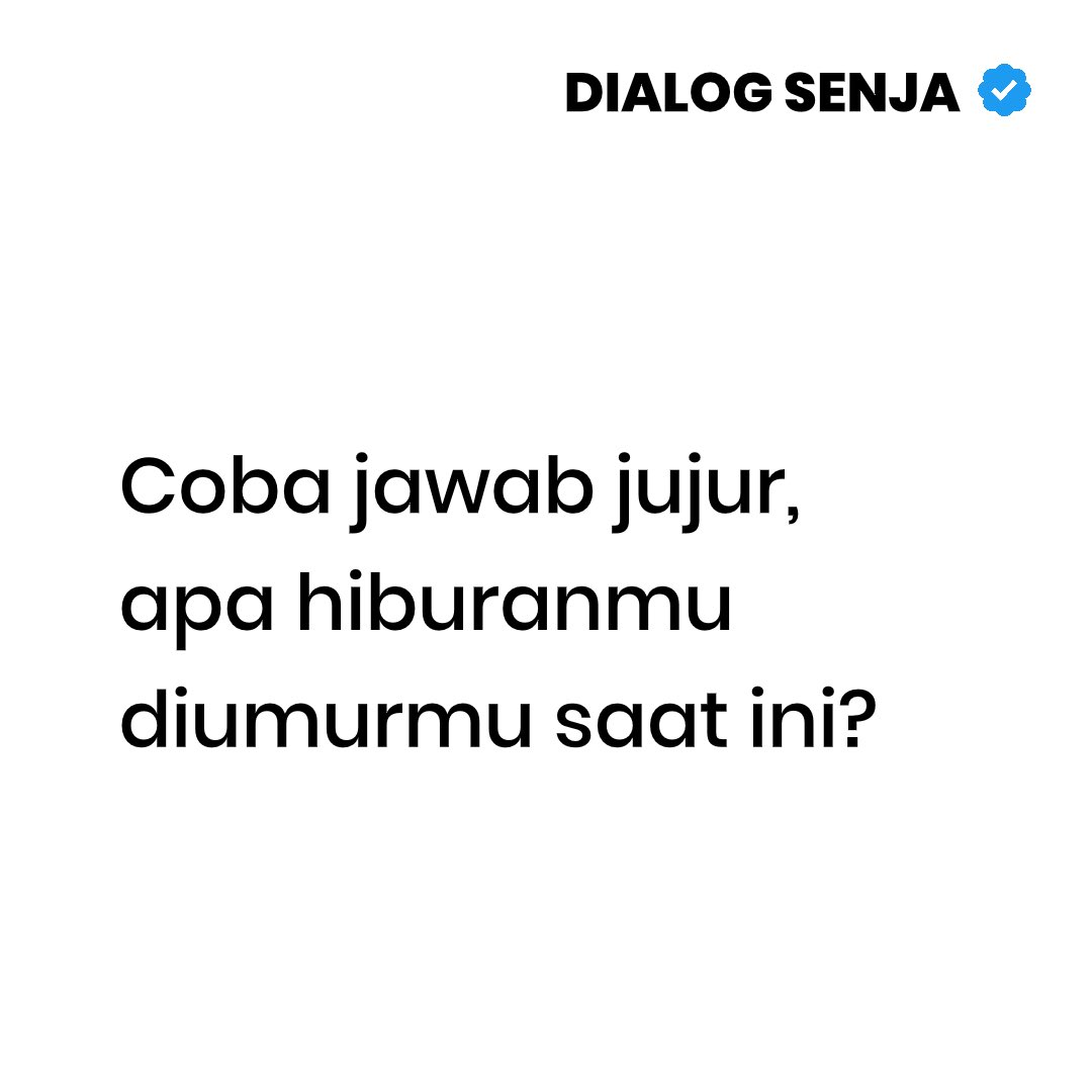 Dialog Senja tweet media
