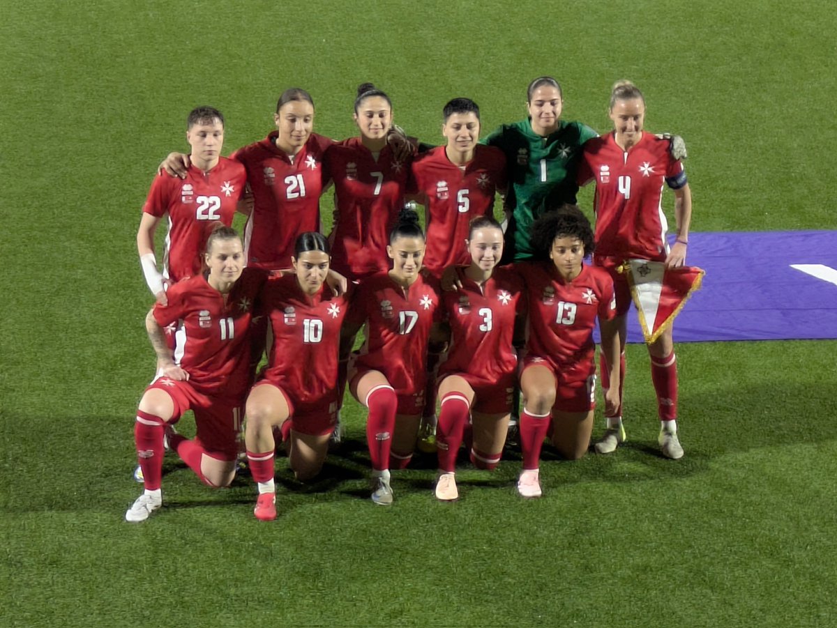 TamarSports's tweet image. @MaltaFA1900 Women 1 #Switzerland 4 Spirited effort by the #Maltese Nice atmosphere. The #Swiss an accomplished team #WorldCup Qualifier