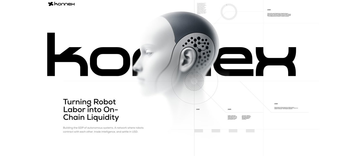 Eriks4a's tweet photo. Konnex has raised $15M from LD Capital, Cogitent Ventures and others.
They’re building decentralized infrastructure for AI agents, robots, and machine-to-machine coordination.
• Complete quests
• Daily check-in
Start here: https://t.co/m0RkmEOZGB
@konnex_world https://t.co/gyHIkB3mxV
