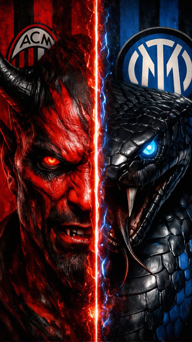 IT'S MATCHDAY ⚔️⚫🔵⚔️
#MilanInter
FORZA RAGAZZI 🖤💙❤️‍🔥