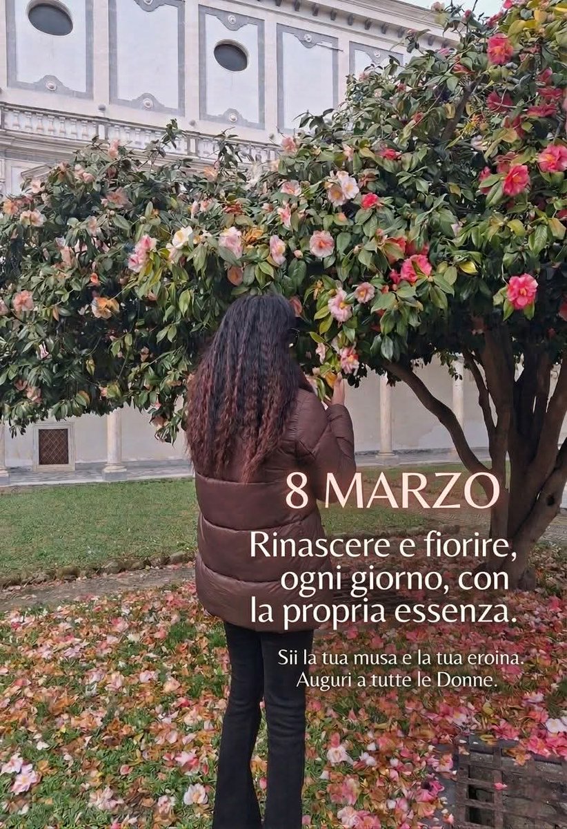 dinabenedetto52's tweet photo. 8 MARZO
Rinascere e fiorire,
ogni giorno, con
la propria essenza.
Sii la tua musa e la tua eroina.
Auguri a tutte le Donne.
#dinabenedetto
#8marzo #festadelladonna #festadelladonna2026 #auguriatutteledonne #donne
#rinascita #fiorire #empowermentfemminile #essenza
✨ https://t.co/6eUhhnLXpc
