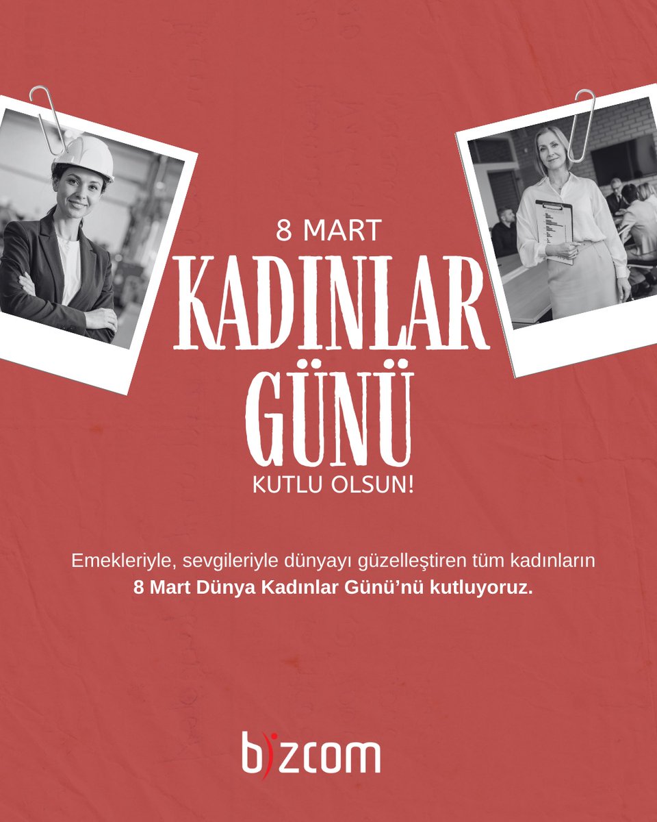 bizcomtr's tweet photo. Emeğiyle, sevgileriyle dünyayı güzelleştiren tüm kadınların 8 Mart Dünya Kadınlar Günü'nü kutluyoruz.

#bizcom #kadinlargunu https://t.co/bYUXPDjuBm