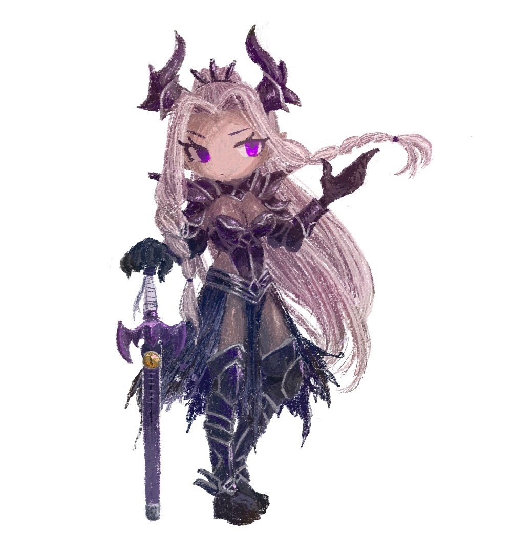 Lamotri125mg's tweet photo. チタノタ（暗黒騎士）

 #異キチアート https://t.co/8FGL6gUg8v