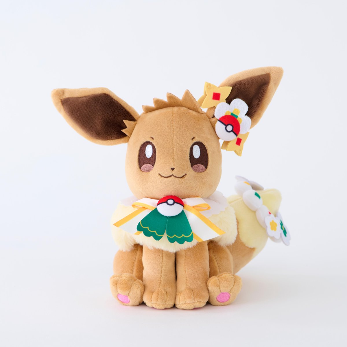 ポケパーク限定 カーニバル 花飾り ピカチュウ イーブイ キーホルダー ポケパーク限定 カーニバル 花飾り ピカチュウ イーブイ キーホルダー