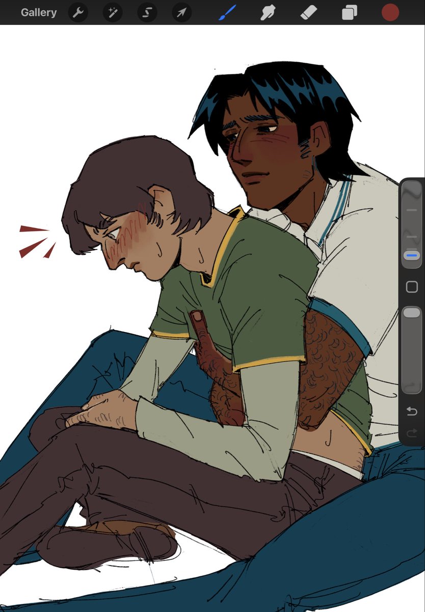 yuli_zon's tweet photo. [WIP] Sami &amp; Jabir… #YulisOcs #Tishina

#myOC #rkgk #procreate #webcomic https://t.co/1vNZy9nDa5