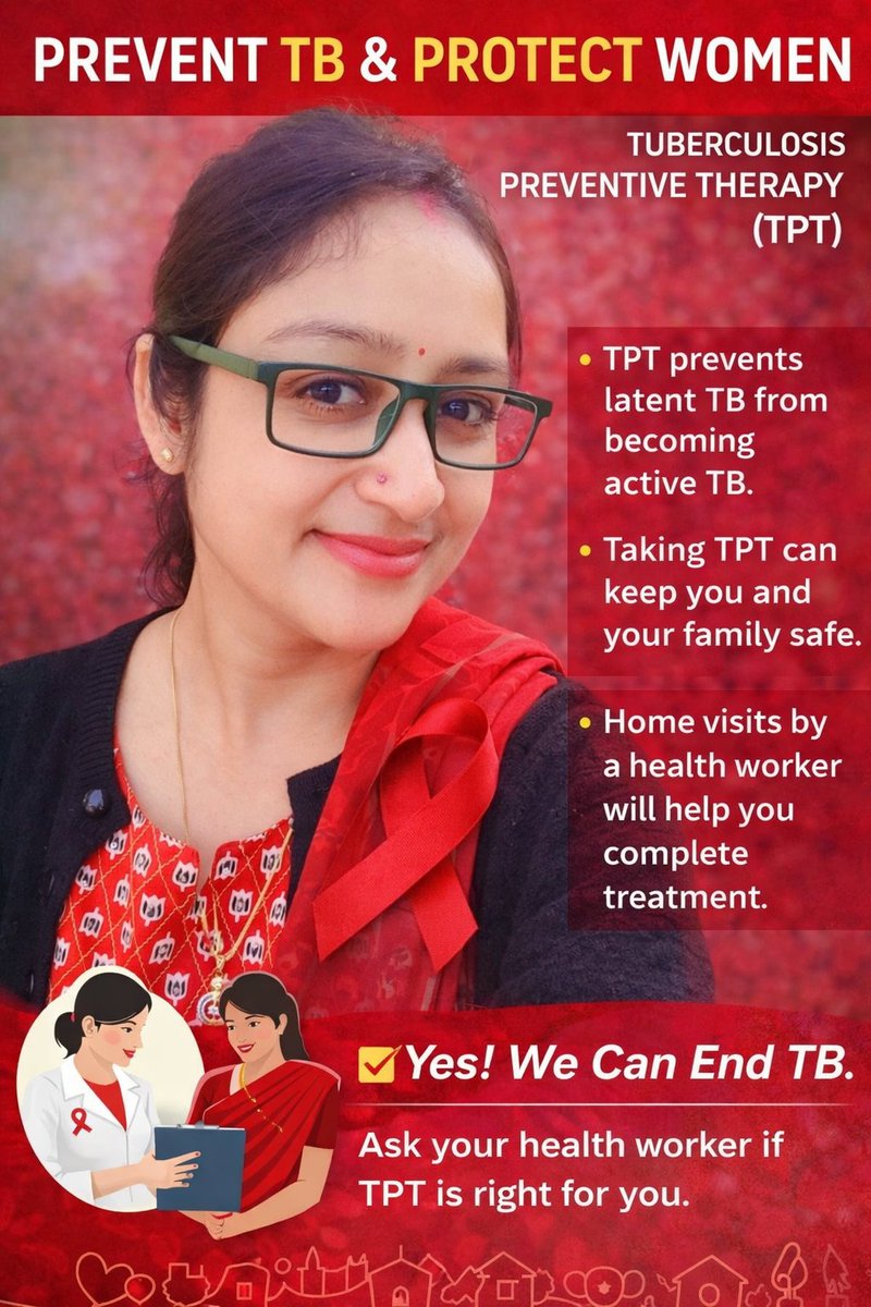 AAMBhadrol26705's tweet photo. TPT protects you from TB before it starts. Stay safe, stay healthy.”#TBMuktBharat#EndTB https://t.co/HEAMPJoc4b