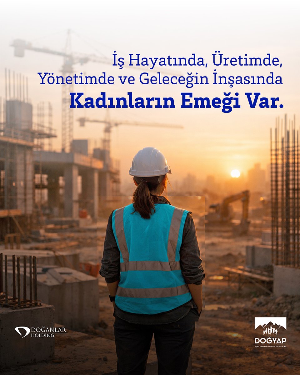 Dogyap_Insaat's tweet photo. Bugün ve her gün, tüm kadınlara; yaşamın her alanında inşa ettikleri değerler adına teşekkür ediyoruz. 8 Mart Dünya Kadınlar Günü kutlu olsun!

#Doğyap #DünyaKadınlarGünü #8MartDünyaKadınlarGünü https://t.co/7NArsla7Jc