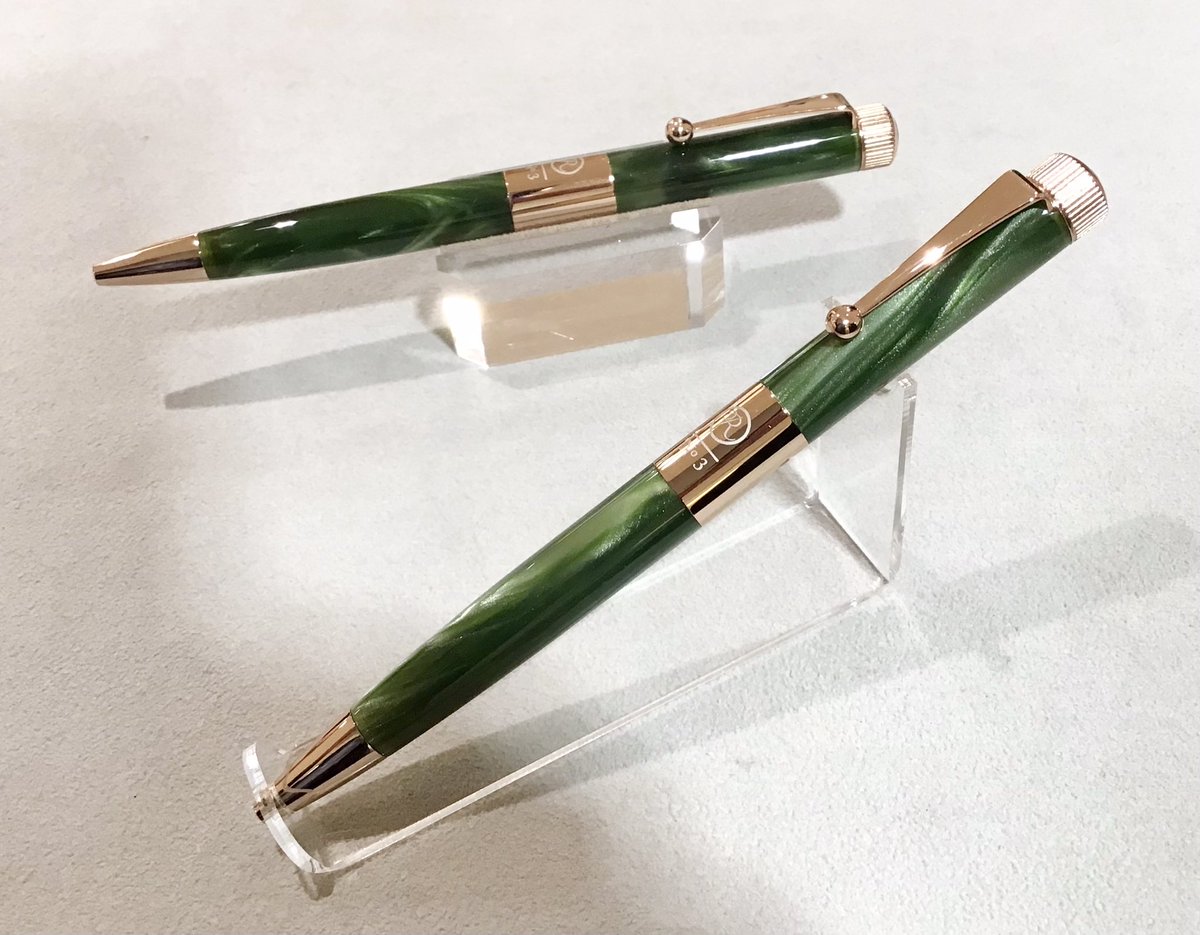 2026年限定生産 ロメオNo3ボールペン細軸 「フィールドグリーン」 広大