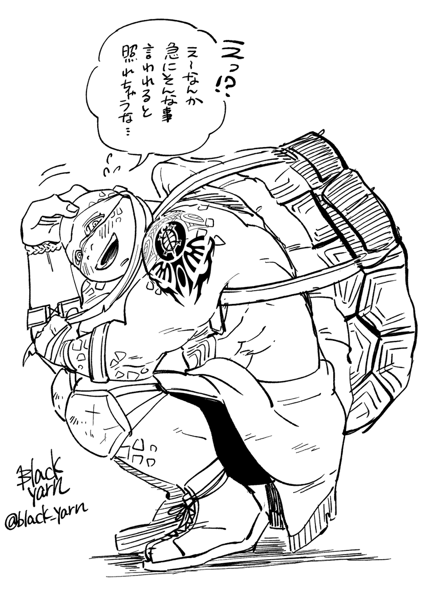 褒めたら照れちゃった
#TMNT2016