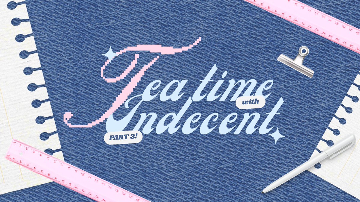 indecentpals's tweet photo. ️️ ️
🫖⏰️: #PalsTeaTime, part three!
A warm cup of 𝘩͟𝑜͟𝑛͟𝑒͟𝑠͟𝑡͟𝑦, a sprinkle
of fun—some questions to sip through.
Come as you are and speak
your 𝑡͟𝘩͟𝑜͟𝑢͟𝑔͟𝘩͟𝑡͟𝑠͟.
️️ ️️ ️️ https://t.co/Pgi9R4byaQ