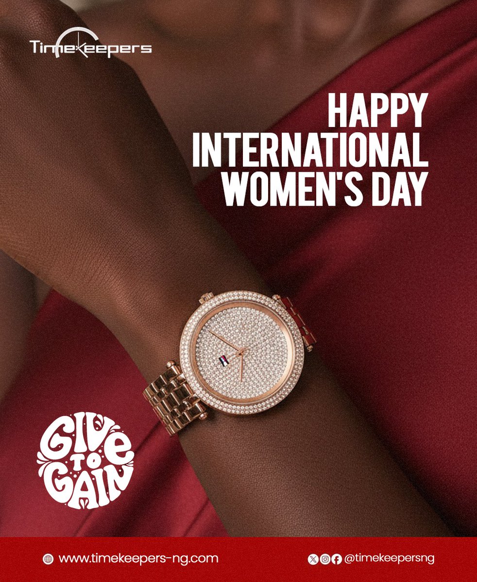 timekeepersng's tweet image. Every second she shows up. Every minute she gives. Every hour she holds it together selflessly
But today? Time belongs to her.

Happy International Women's Day to every woman who keeps moving, keeps showing up, and never wastes a moment. ⌚❤️.
#Timekeepers #IWD2026 #WomensDay2026