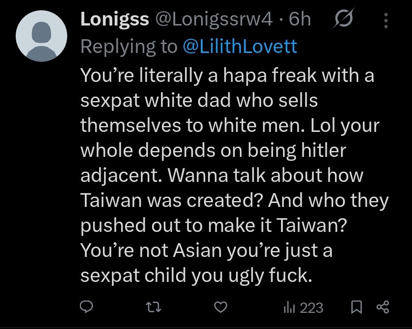 j_lewd's tweet photo. @LilithLovett Holy parasocial antifandom. I guess Asmonroach's followers are big connoisseurs of your content lol https://t.co/YwiktaltBF