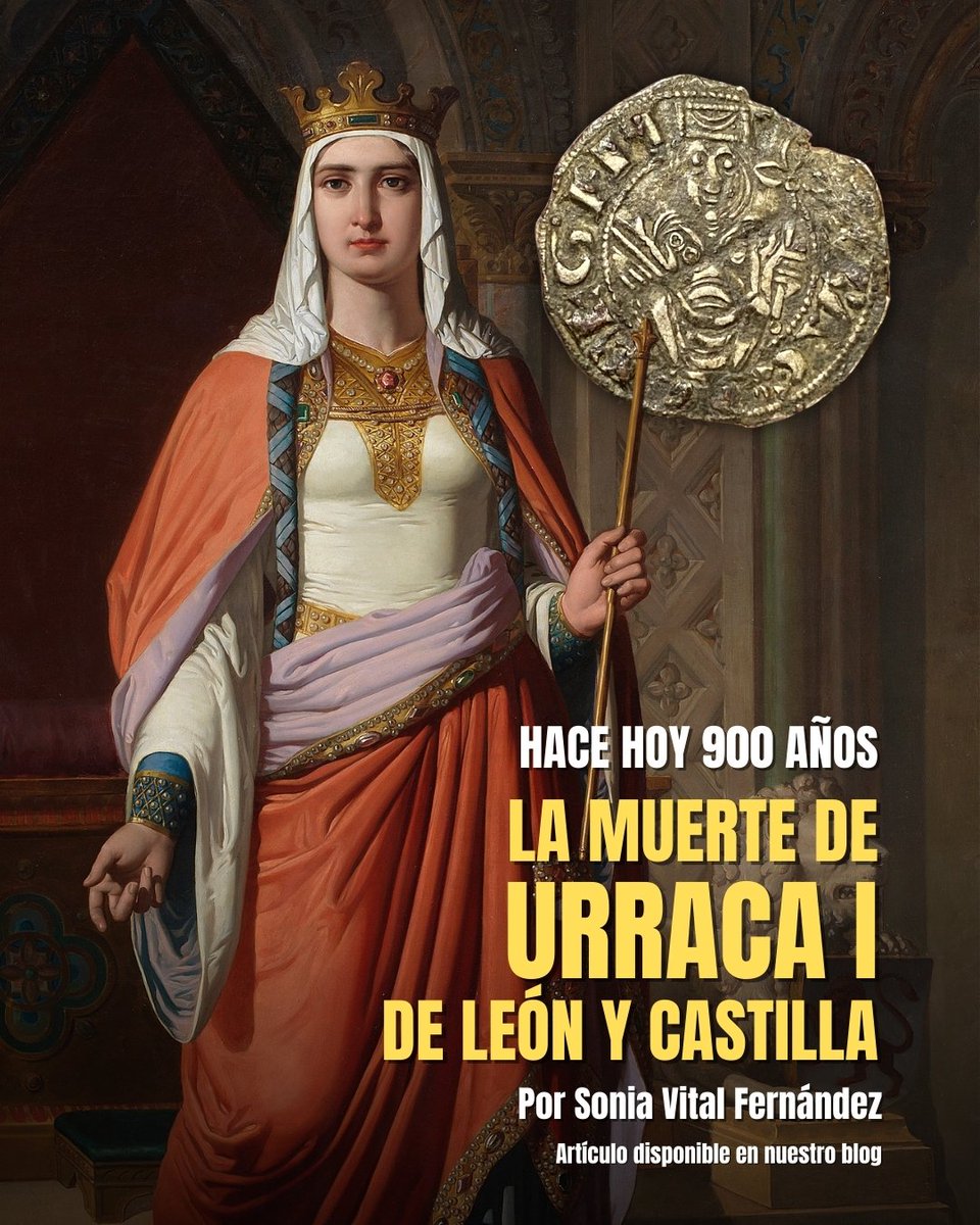 El 8 de marzo de 1126, hace hoy 900 años, fallecía en el castillo de Saldaña la primera reina titular y soberana por derecho propio de la península ibérica y del Occidente medieval: Urraca I de León y Castilla. La historiadora <a href="/SVitalFdez/">Sonia Vital Fernández</a>, autora del libro 'Urraca. Una reina en