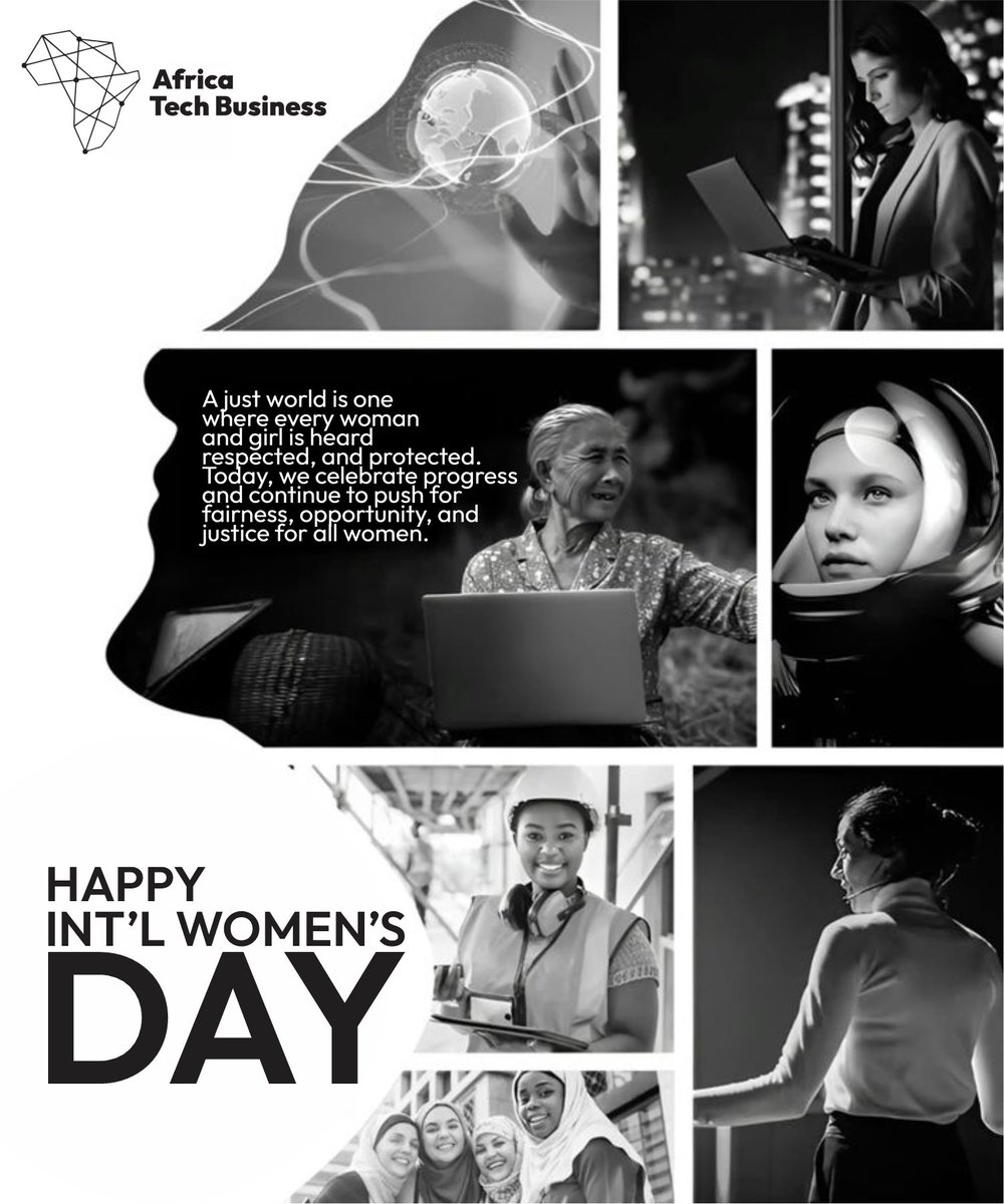 Africatech8's tweet photo. Today, we celebrate progress and continue to push for fairness, opportunity, and justice for all women. 
Happy International Women’s Day
Celebrate a woman who inspires change and tag her below.

#InternationalWomensDay #JusticeForWomen #RightsJusticeAction #WomenSupportingWomen https://t.co/D0XL8amswZ