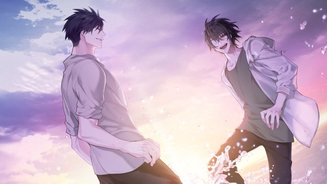 My most fav LI and ending in BL game.🥹
They both are destined to be together.

It’s the first time I really think there is a ‘true end’ in BL or otome game, not just because the developer told you it was, or because it’s the last route you could access, but by the story and the
