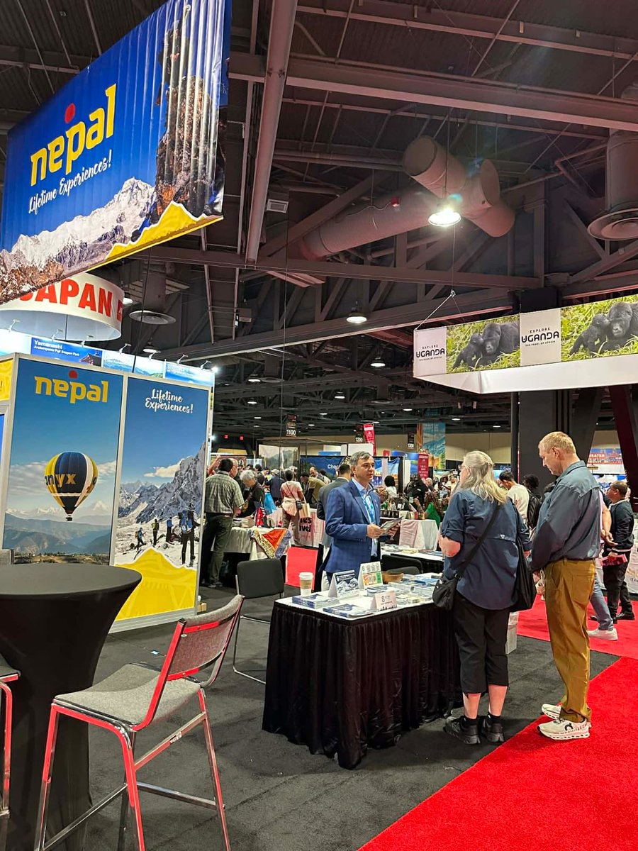 nepaltourismb's tweet photo. 🇳🇵Nepal is participating in the Travel &amp; Adventure Show in Los Angeles (March 7–8, 2026), coordinated by the Nepal Tourism Board. 

👉Read more: https://t.co/NknDjCYwhC

#NepalNOW #NepalTourismBoard #NepalHimalaya #AdventureTravel #VisitNepal #LifetimeExperiences https://t.co/wMX5D6LjSt