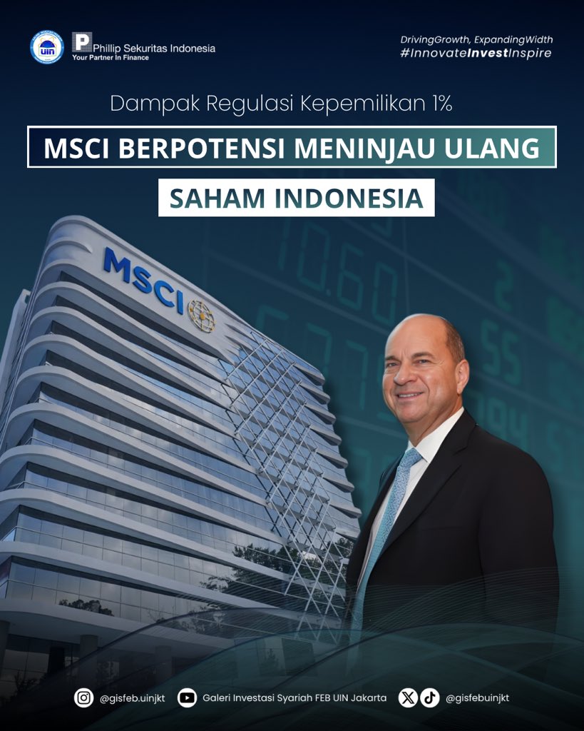 gisfebuinjkt's tweet photo. Transparansi data kepemilikan saham minimal 1% di Bursa Efek Indonesia membuka peluang perubahan penilaian pasar saham Indonesia dalam indeks MSCI. Data ini memberi gambaran lebih jelas mengenai struktur kepemilikan serta saham yang beredar di publik (free float). https://t.co/JrViqd8Gni