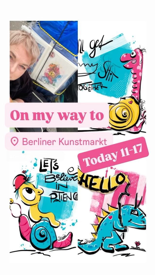 JoLenzArt's tweet image. Moin!!
Bus bekommen und 2. Tisch dabei.
Für den Eckstand.
🩵
Heute 11-17 Uhr
Berliner Kunstmarkt am U-Bhf. Museumsinsel.
Drucke. Originale. Buttons. Anhänger. Post- und Kunstkarten, Lesezeichen… und jede Menge Kreaturen, die ein Zuhause für immer suchen 👀 
✨
#supportlocalart