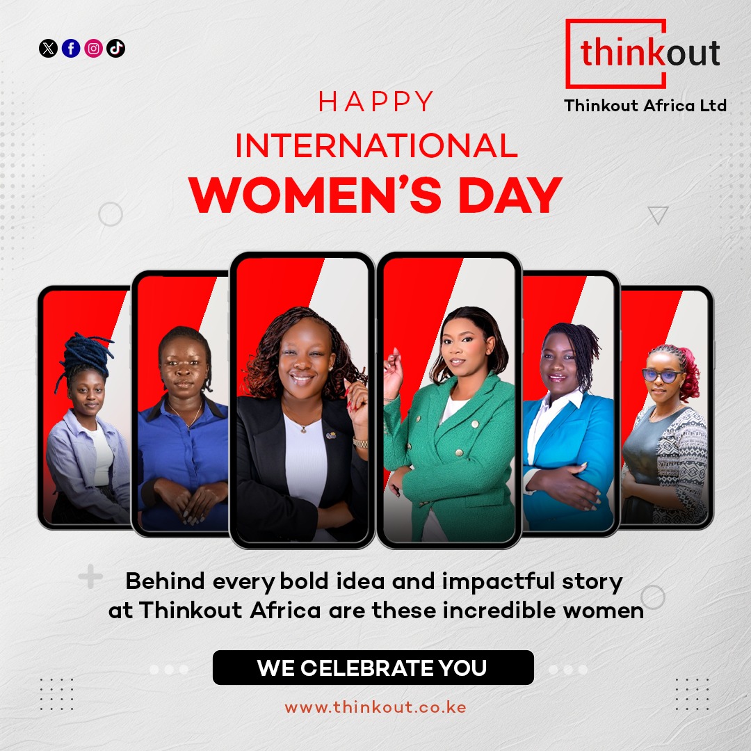 To the incredible women of Thinkout Africa, your contributions light the path forward, and your unwavering dedication has been the heartbeat of our success. 
Happy #InternationalWomensDay2026