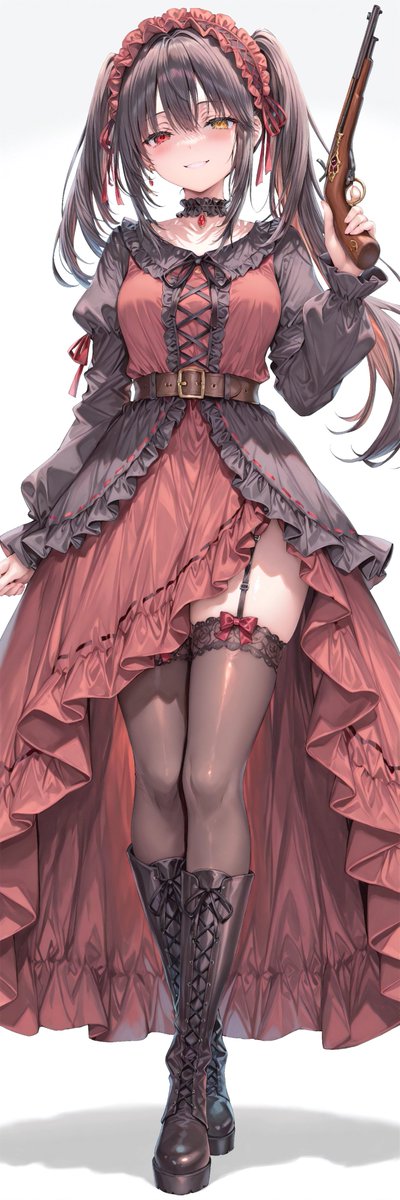 NFNKdayo's tweet photo. 夕方　デート・ア・ライブ　時崎 狂三

服装ちょっと違うのは許して… https://t.co/LKB4dwUTS7