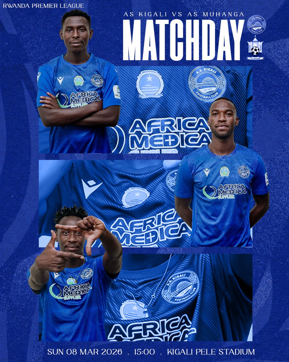 AS_KigaliFC's tweet photo. 🚨It’s matchday! 🚨

🆚 AS MUHANGA
🏆Rwanda Premier League
®️ DAY 23
🏟 Kigali Pele Stadium
🕰 3.00 PM

#Citizens #RPL https://t.co/UPiy582oQw