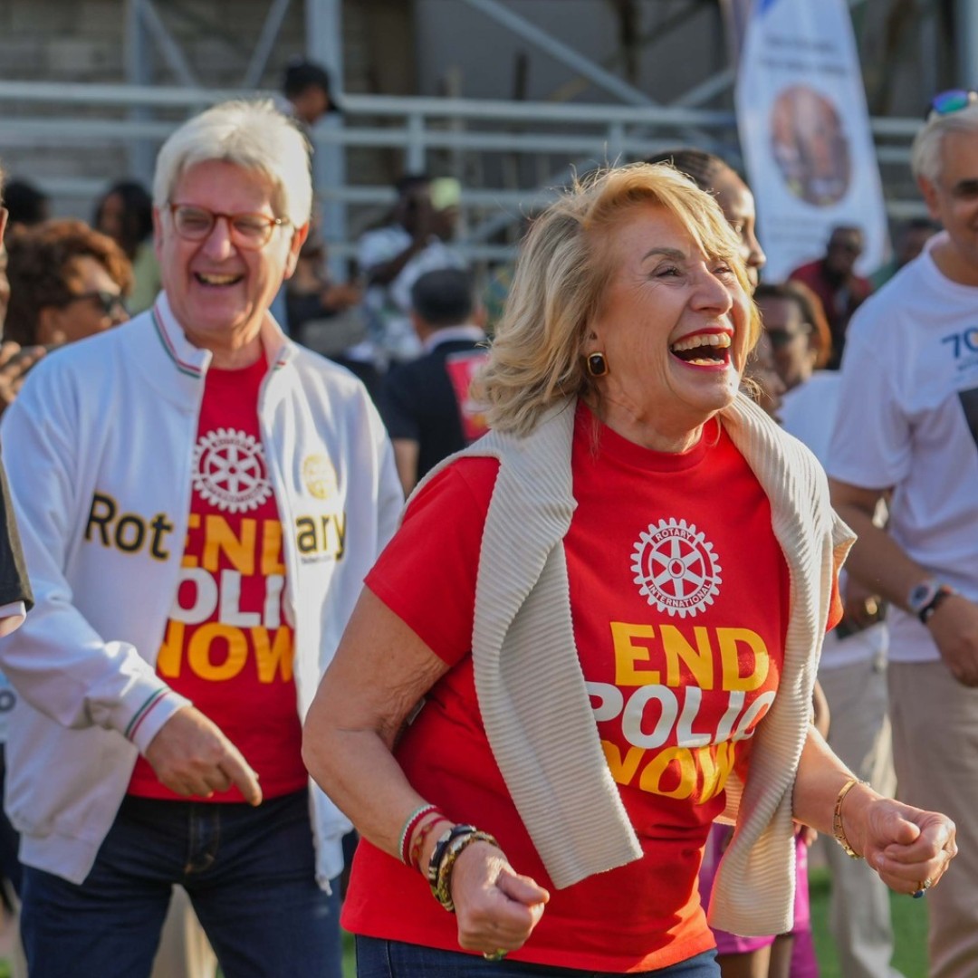 Rotary International tweet media