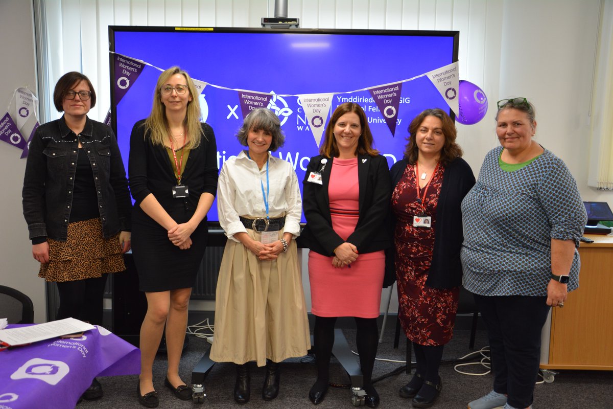 VelindreTrust's tweet photo. 💜 On Friday, we proudly hosted two inspiring International Women’s Day events, celebrating the remarkable women and allies who strengthen our organisation every day. 

Together, we honoured the many ways we #GivetoGain and make a positive impact for each other and our community. https://t.co/OFVi7NumyT