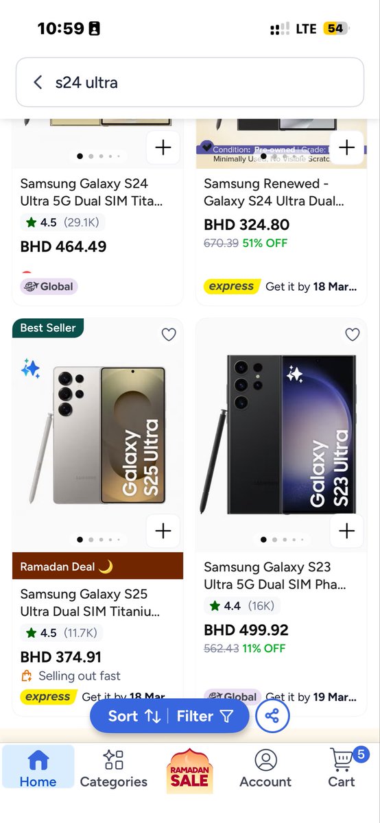 doc_rna's tweet photo. @durreadan01 Look this is today price and it proves it all about s25 has price drop when compared to s24 or even s23 #boycotS26U #boycotsamsung https://t.co/DrYuAxc9C6