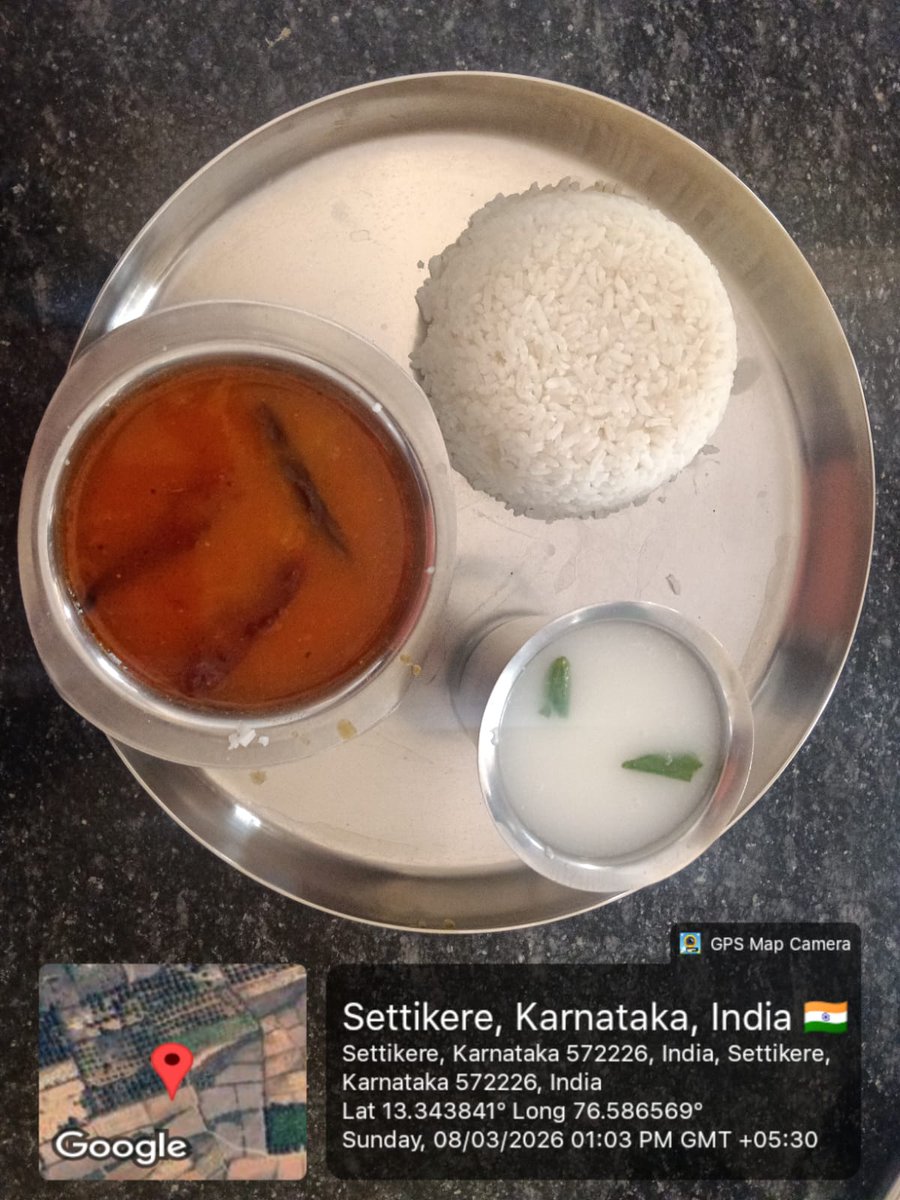 742Sc's tweet photo. Lunch
DBRARS-742 SHETTIKERE CNHALLI
#SocialAudit_SWDMeals 
@SWDGoK 
#socialwelfare_karnataka https://t.co/oAPOufnnqZ
