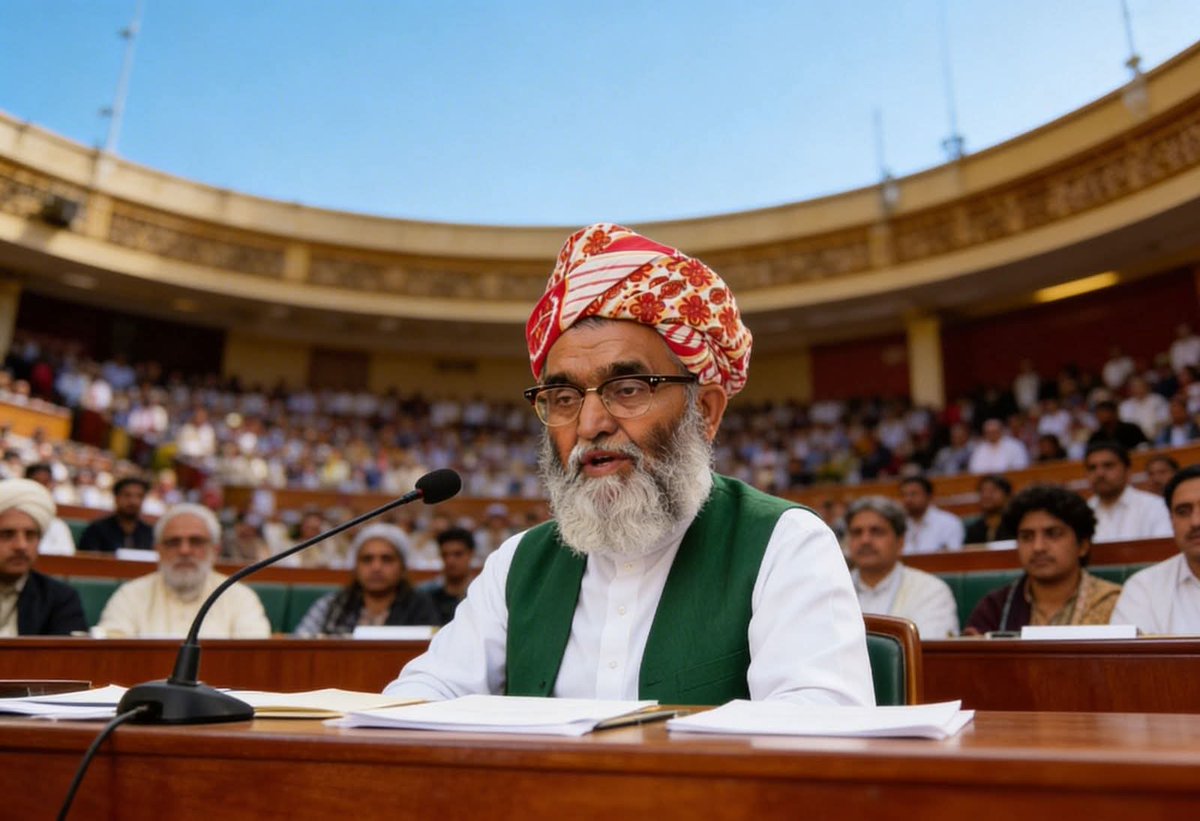 ایوب خان کے دورِ حکومت میں چند خواتین اراکینِ اسمبلی مفتی محمود کی سخت مخالف تھیں، ایک مرتبہ جب مفتی صاحب فلور آف دی ہاؤس پر آئے تو ان خواتین نے فوراً پردہ کر لیا، یہ منظر دیکھ کر سرکاری بینچوں پر بیٹھے اراکینِ اسمبلی آوازیں کسنے اور ہنسنے لگے، مفتی صاحب نے برجستہ خطاب کیا: "مسٹر