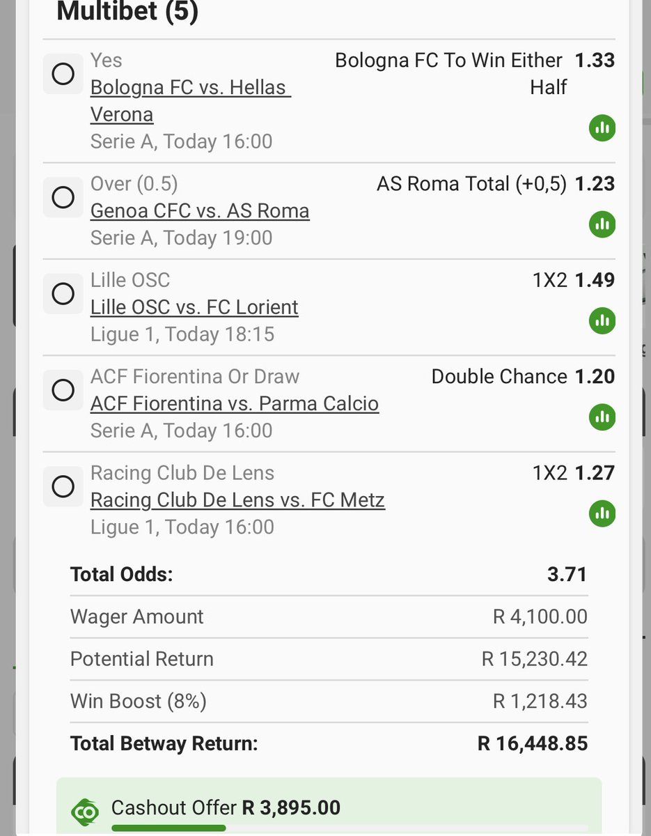 NhlakaThinkTank's tweet photo. TODAY'S 2-8 ODDS ARE LOCKED IN 🔥✅

STAKE HEAVY, THIS ONE IS COMING HOME STRAIGHT!💰🏌🏽 ⚡

⏰KICK OFF 16:00 (GMT +2)
📄Booking code: BW43598320

⚡ KINDLY FOLLOW • LIKE • REPOST &amp; LET’S CASH TOGETHER 🌟 https://t.co/xjd07EIhfv