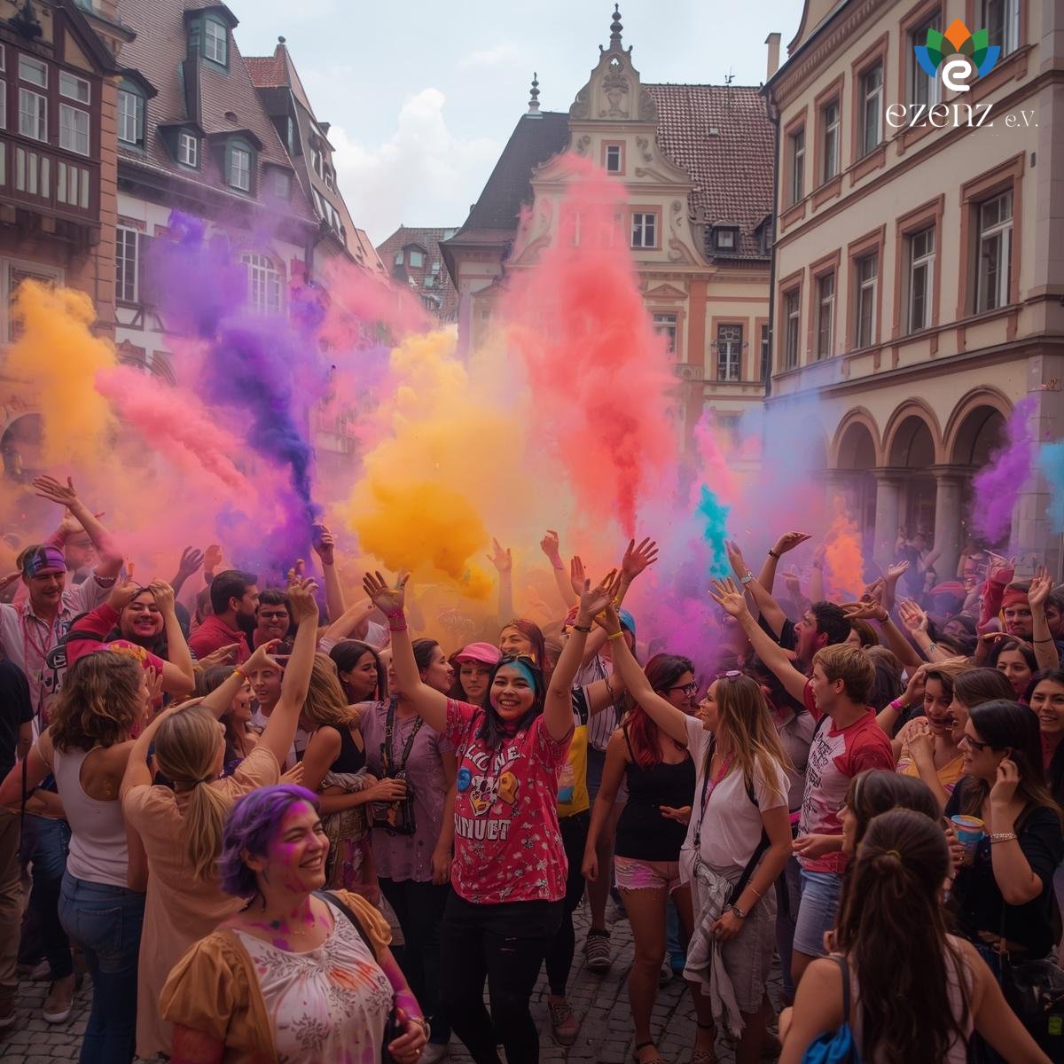 Rajesh_Nair_'s tweet photo. Ein Fest der Farben – und ein Fest der Herzen. #HoliInDeutschland #HindusInDeutschland https://t.co/5JFrhfyxRc