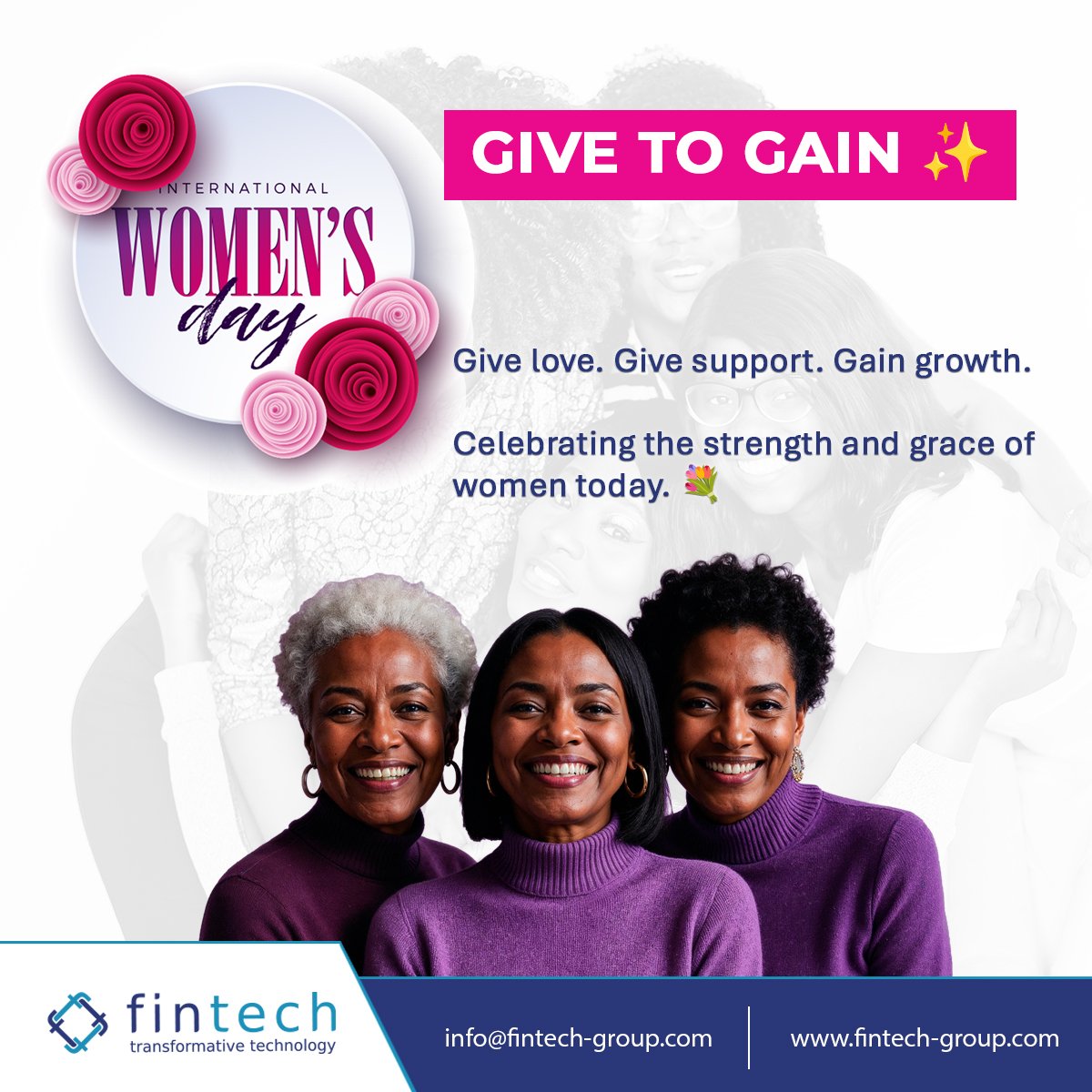 Celebrating the power and impact of women this International Women’s Day 2026. 
This year’s theme “Give to Gain” reminds us that empowering women strengthens our communities and industries.
#IWD2026 #GiveToGain #WomenInFintech <a href="/FitspaUG/">FITSPA Uganda</a>