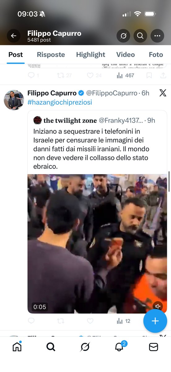 danielhazan's tweet photo. Per la serie le cazzate di #Capurro…non si rende conto di quanto si stia umiliando pubblicamente. Non si rende conto. https://t.co/b4l8Q2KYaP