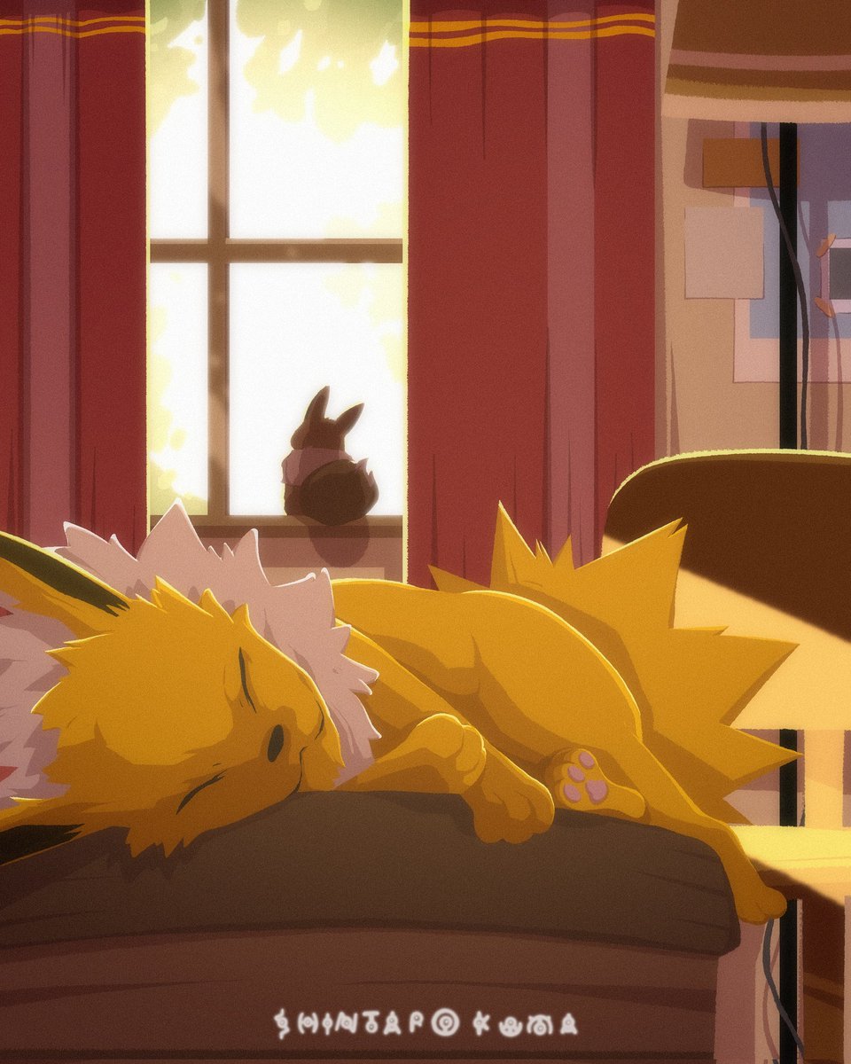 Eepy doggo 🐶⚡

#pokemon #ポケモンイラスト #pokemonart #illustration