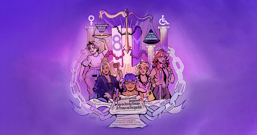 COCEMFEnacional's tweet photo. 20 años después de la Convención de la ONU, las mujeres con discapacidad siguen enfrentando más desempleo, pobreza y barreras para participar plenamente en la sociedad.

En este #8M, junto a @Cemudis reivindicamos algo claro:
los derechos deben cumplirse.

Sin derechos efectivos, no hay igualdad.
#MujeresConDiscapacidad #mujerescondiscapacidad #IgualdadCOCEMFE #SomosCOCEMFE