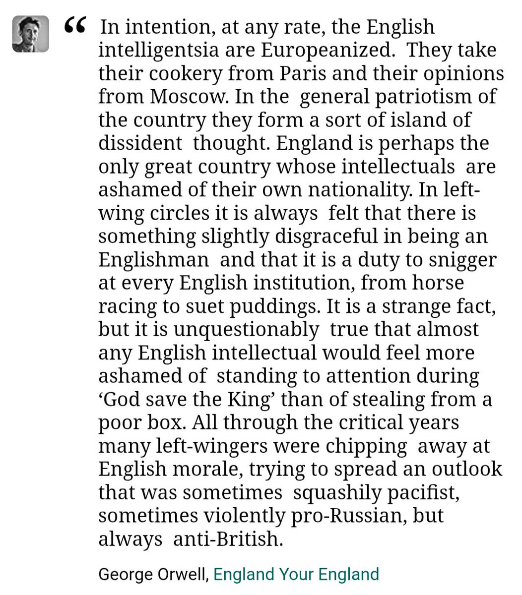 Replace India with England and word for word it will hold.

Humara left wing bhi xeroxed hai