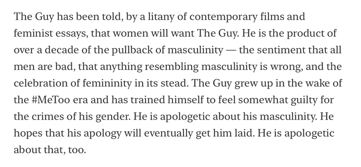 amediumplace's tweet photo. The single thing I tell my guy friends on how to date / The only thing that moves the needle: https://t.co/9WuJsRPJiK