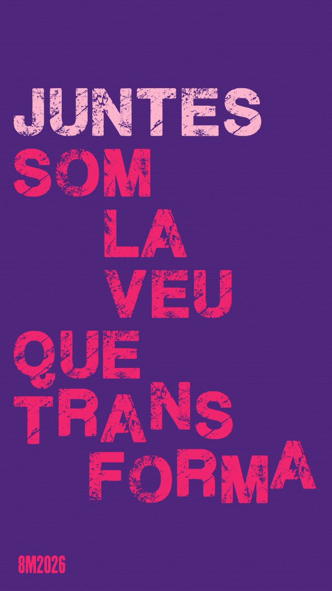 Les desigualtats i la concentració de poder generen massa sovint contextos d’abús i d’impunitat. No són casos aïllats: són l’expressió d’un problema sistèmic.

Sense feminisme hi ha impunitat. Amb feminisme, hi ha drets.
#8M2026