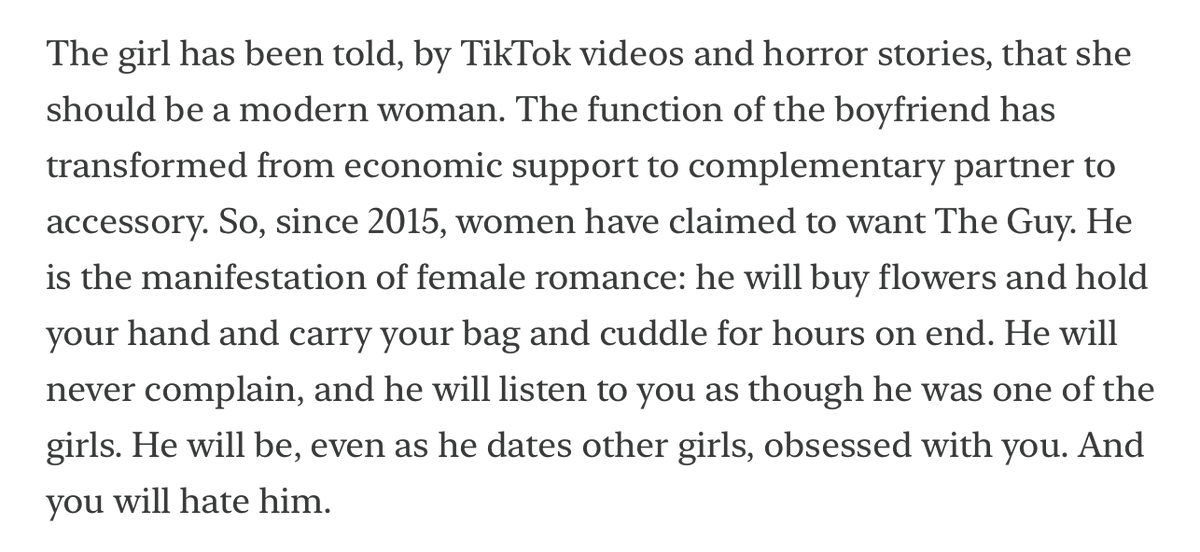 amediumplace's tweet photo. The single thing I tell my guy friends on how to date / The only thing that moves the needle: https://t.co/9WuJsRPJiK