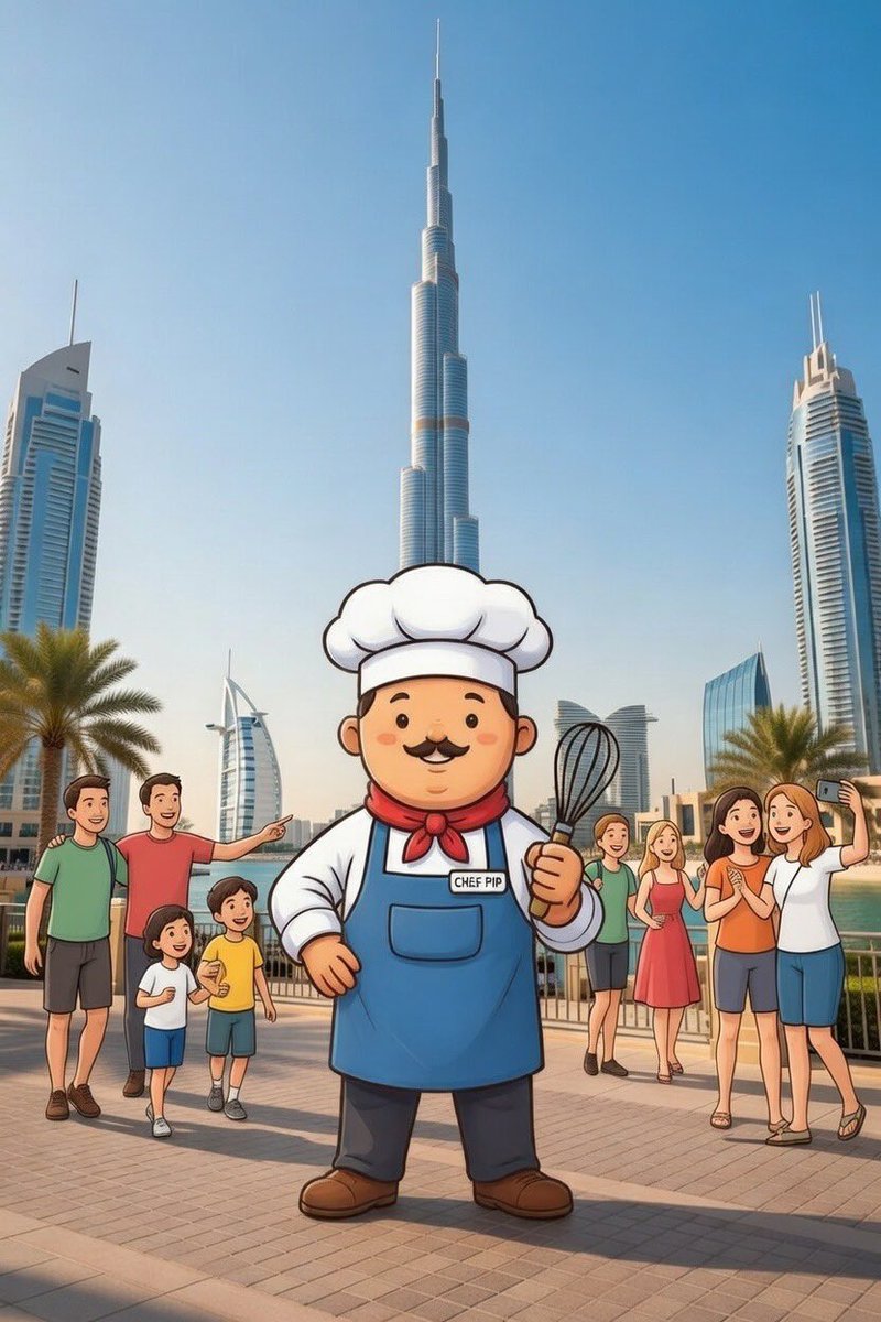 ChefPip's tweet photo. #Dubai such a lovely place 🤩🙌 

#Dubai #BurjKhalifa #UAE #Holiday #kidsrecipies #ChefPip #cooking #cookingapp #recipes #food #supply https://t.co/n37mPPqPJp