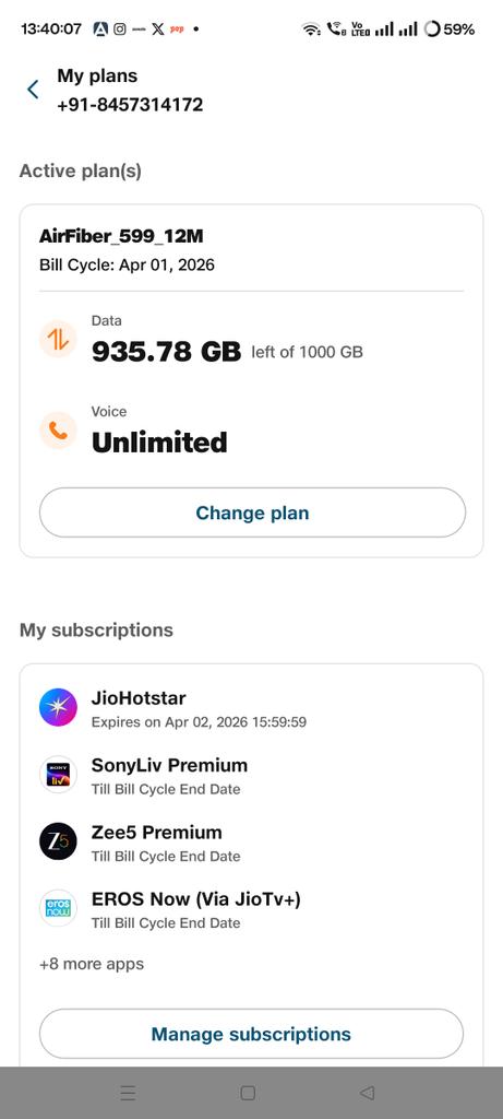 SathyaRohith18's tweet image. Hey @JioCare  #jioairfiber #Jio
This is confusing and feels misleading. If the 12+1 offer was promoted to attract new customers, why is it being denied later?
