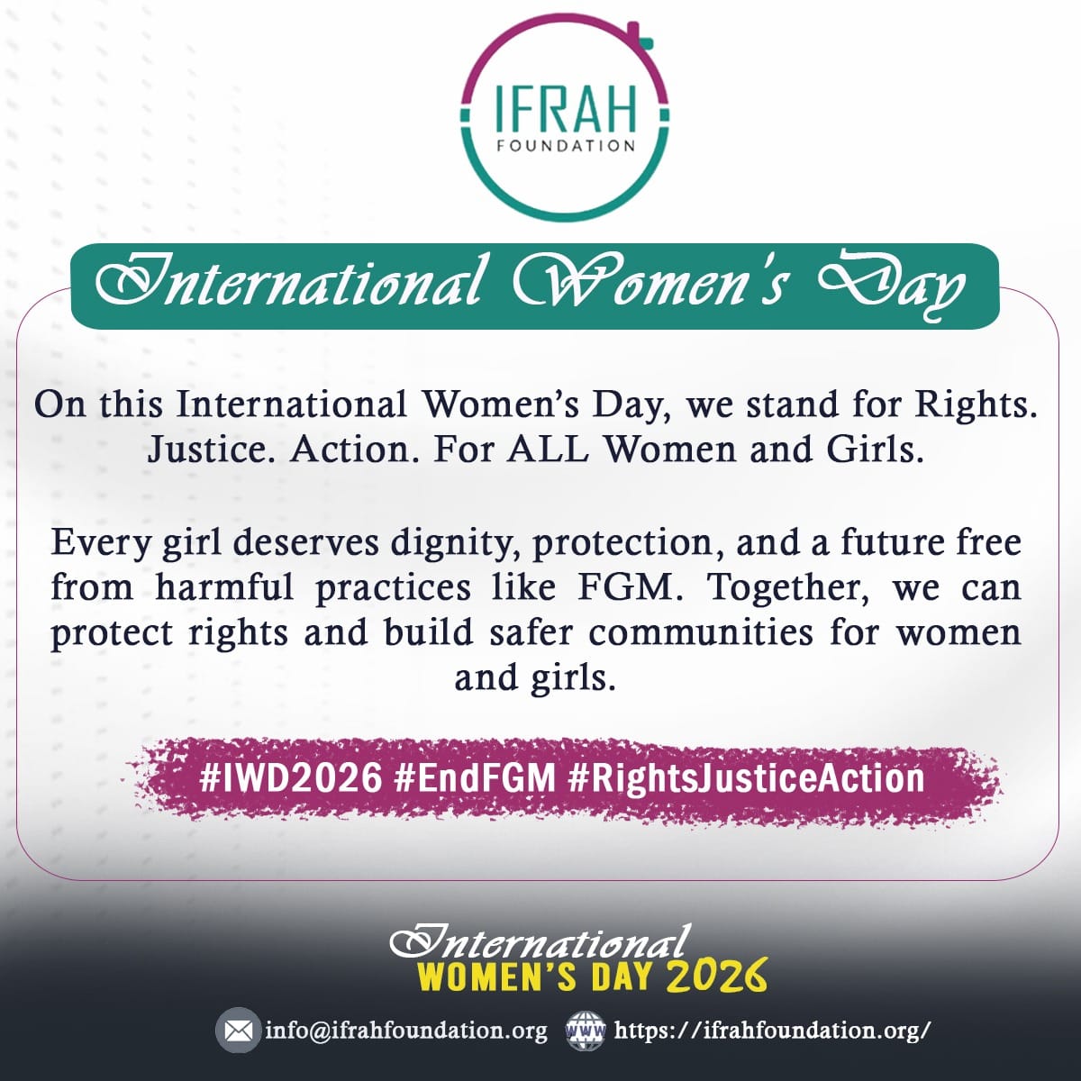 Ifrah Foundation tweet media