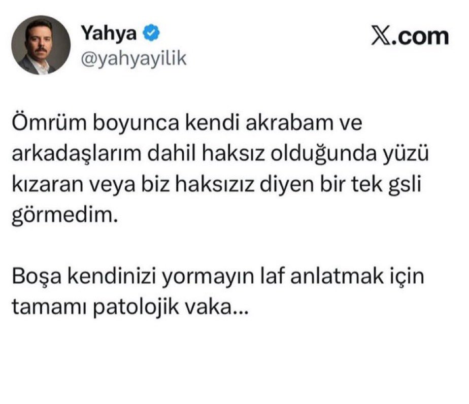 Bugün okuduğum en iyi twit..