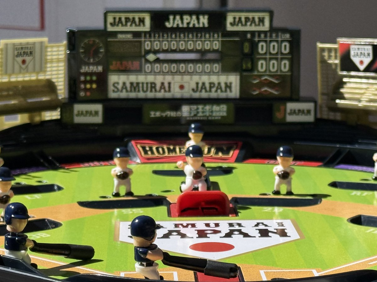 PitchingNinja's tweet photo. Samurai Japan tabletop baseball game. 🔥 https://t.co/o1d0y1qnTv