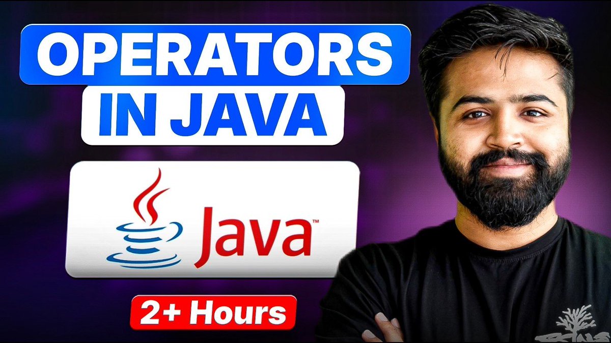 PankajB42550's tweet image. 🚀 Day 6 of my Java journey — learned Java Operators and how expressions are evaluated internally.

Arithmetic, Unary, Logical, Bitwise, Shift, Ternary OTR

Learning from
@rohit_negi9
@CoderArmy
@adityatandon02

Let’s connect 🤝 @PankajB42250
#Java #100DaysOfCode #ProgrammingLife