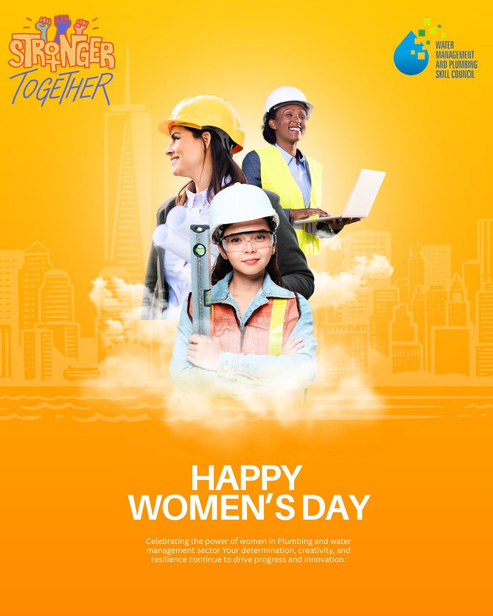 Water Management & Plumbing Skill Council tweet media