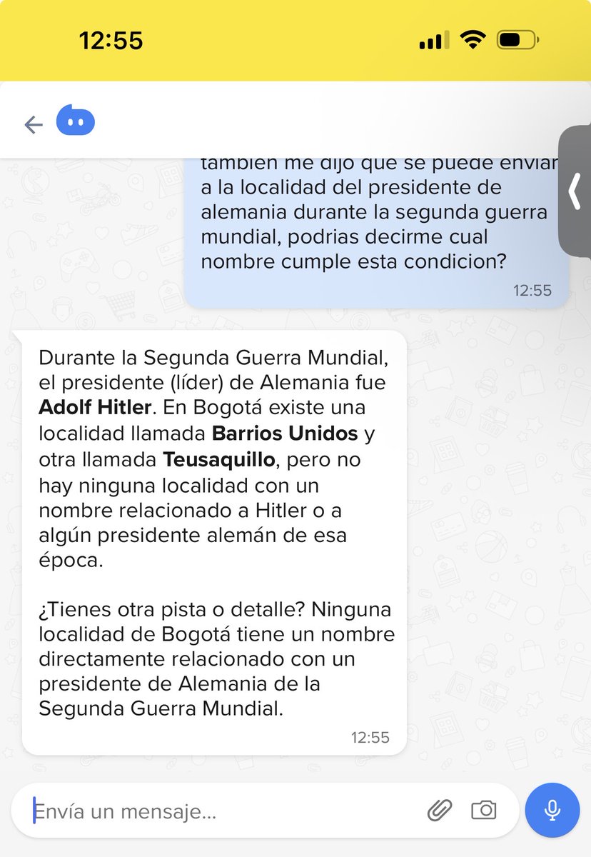 AspiringDataSc1's tweet photo. @naviumco @marianorenteria Cuando hablamos de cualquier cosa basada en inteligencia artificial, eso nunca es suficiente ya que estos modelos estan hechos para tener SIEMPRE un margen de error, por ejemplo, yo hice esto con la de Meli

Meli siendo una empresa gigante de software https://t.co/S8vYfzxuaw