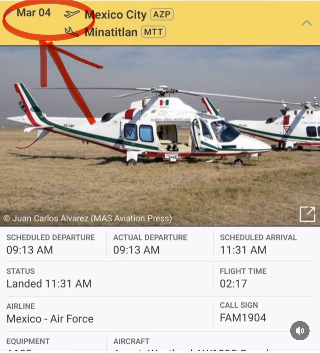 jajaja este güey <a href="/SUAREZDEJALISCO/">Jorge Manuel Suárez Azcargota</a> traía hasta plan de vuelo y aeronaves que “usaron para trasladar a AMLO”. Solo se le olvidó que su foto trae fecha del 04 de marzo y es desde Veracruz. 
Están bien pendejotes jajajaja